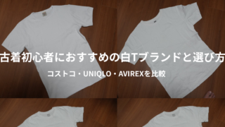 古着初心者におすすめの白Tブランドと選び方｜コストコ・UNIQLO・AVIREXを比較